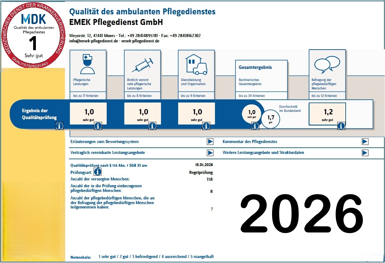 QUALITÄT / EMEK Pflegedienst GmbH